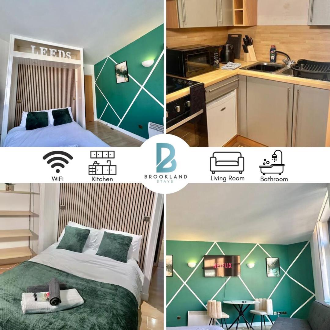 Studio Flat By Brookland Stays Serviced Accommodation Short Lets Leeds With Free Wifi Екстер'єр фото